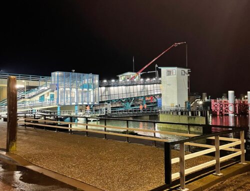 Vervangen hijskabels in de veerhavens van Texel en Den Helder